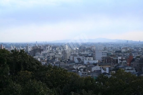 船岡山から見る京都市内