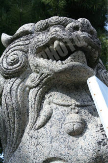 敷地神社の狛犬