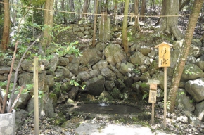 崇道神社の打たせ滝