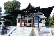 敷地神社の拝殿