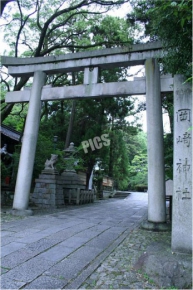 岡崎神社の入り口