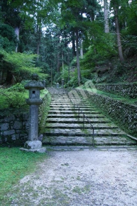 延暦寺（西塔）の階段