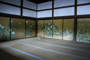 大覚寺の牡丹図
