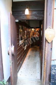 サボンカフェの玄関