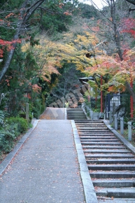 粟田神社の長い階段