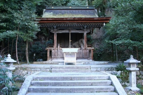 月読神社の拝殿