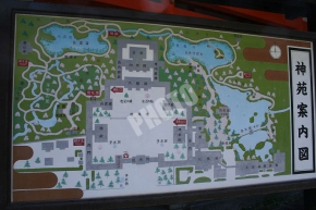平安神宮 神苑の神苑マップ