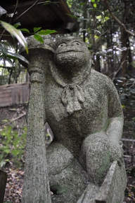 大豊神社の猿