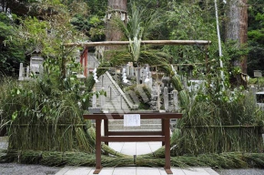 由岐神社の茅の輪