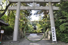 岡崎神社の茅の輪