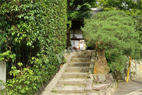 金福寺の石畳